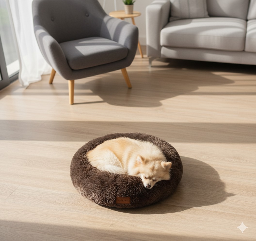 Careaholic Calming Round Bed - Chocalety - Image 2