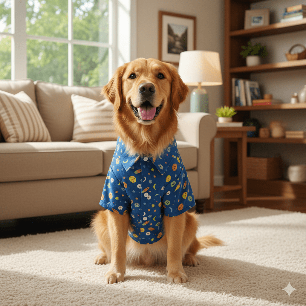 Careaholic Galaxy Festivity  Dog Shirt