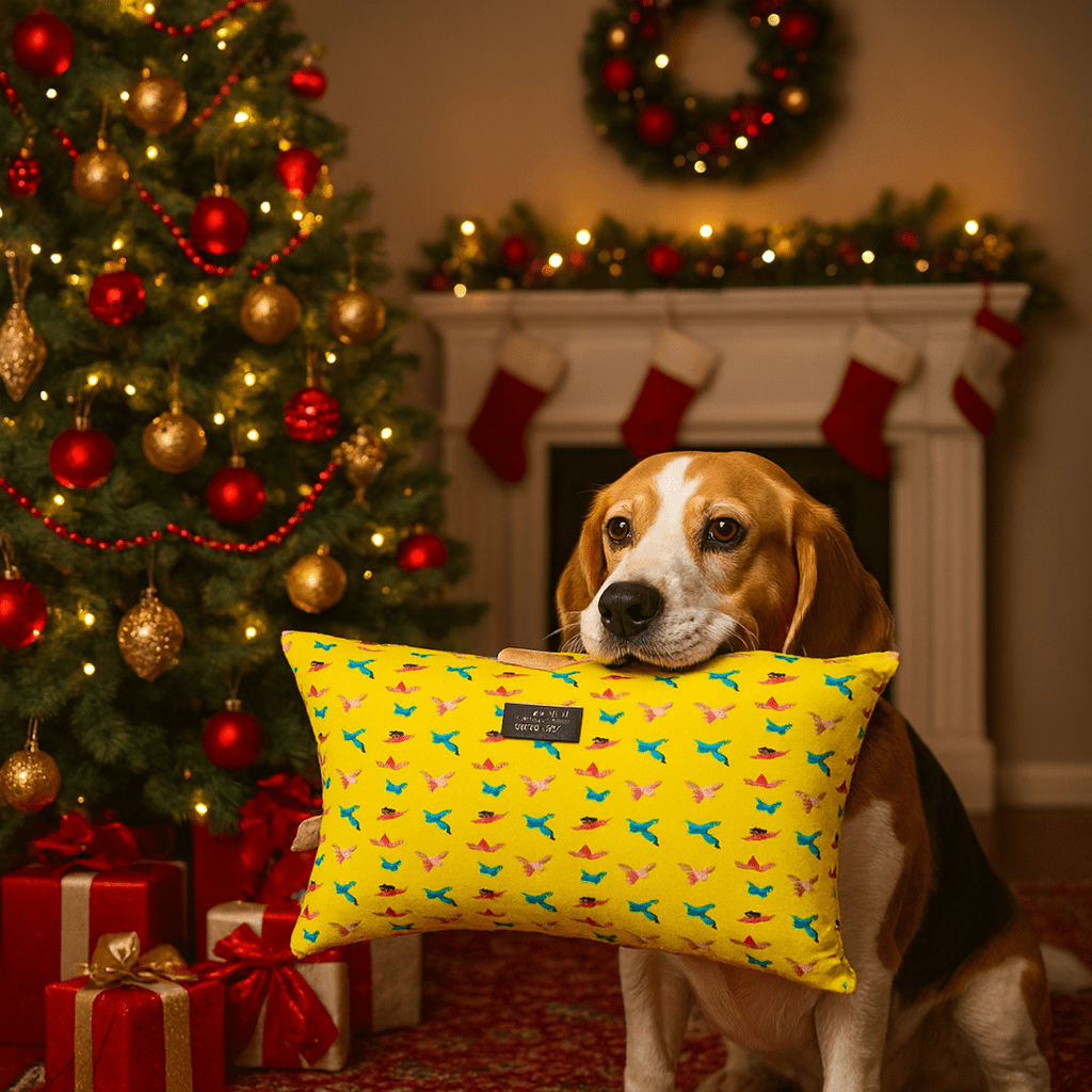 Careaholic sunshine Birdie Square Cushion