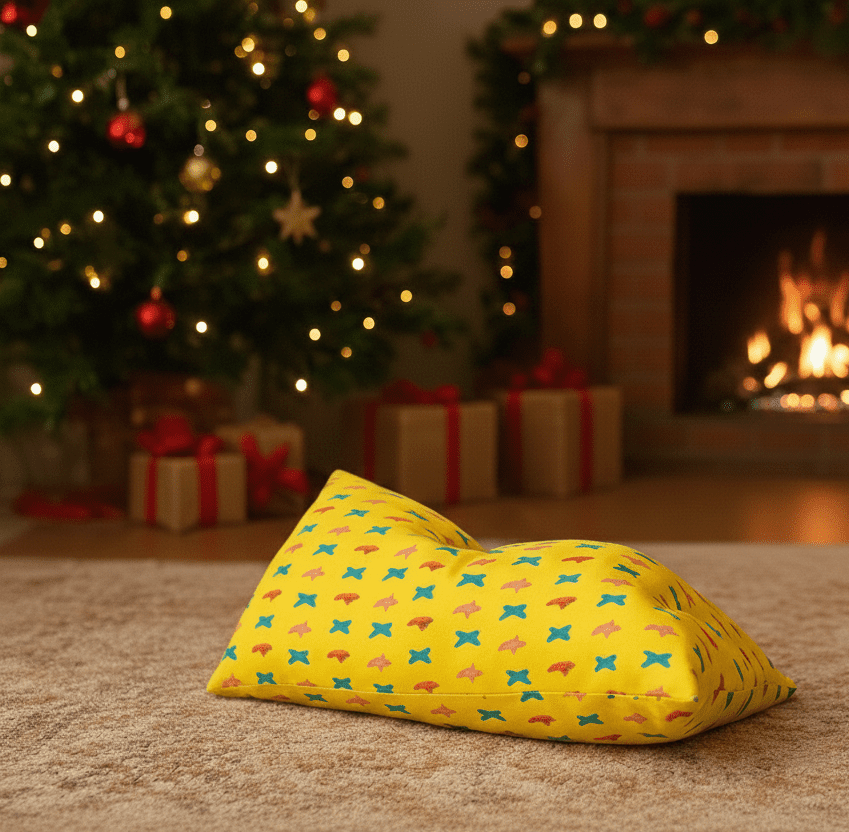 Careaholic sunshine Birdie Square Cushion - Image 2