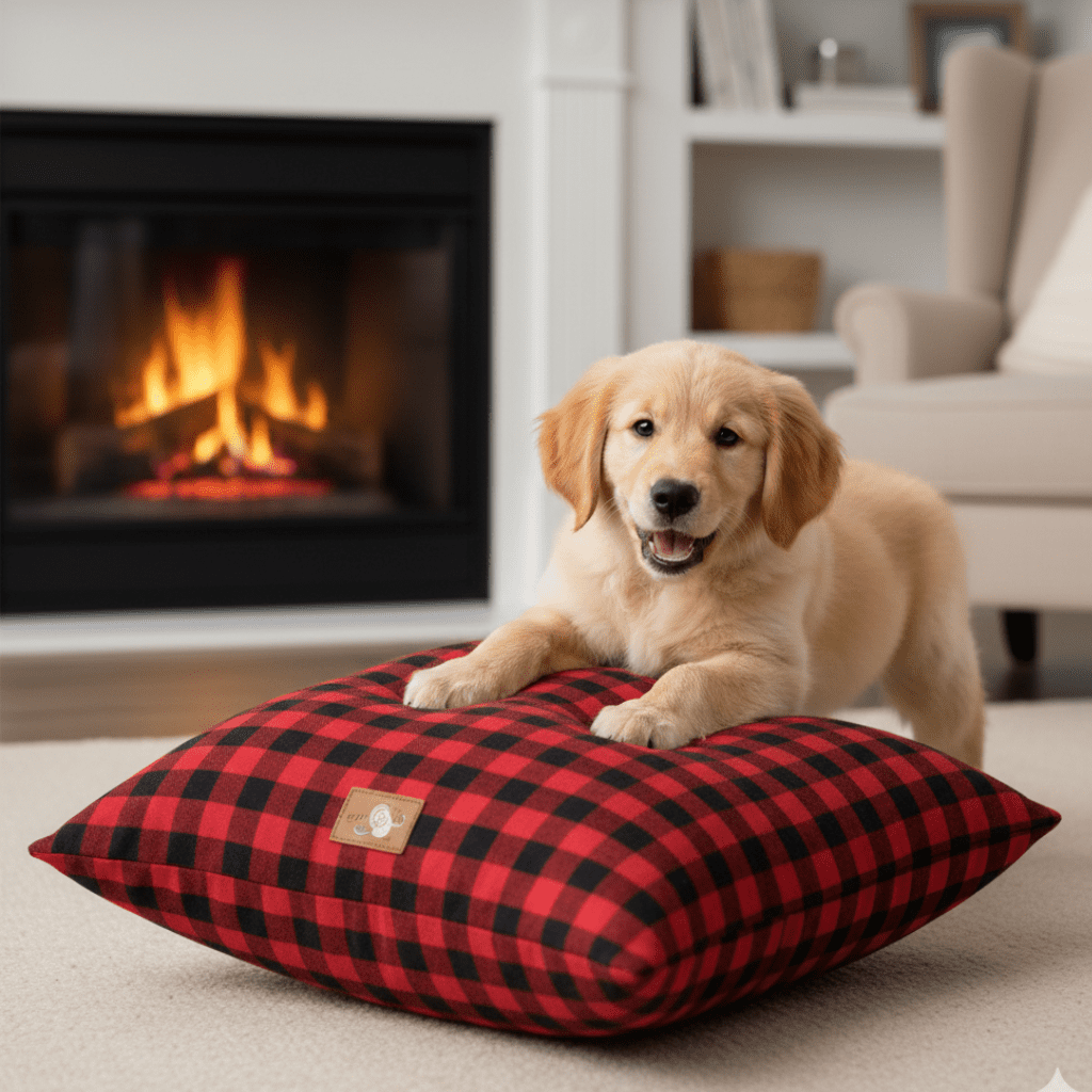 Careaholic Retro checks Square Cushion - Image 2