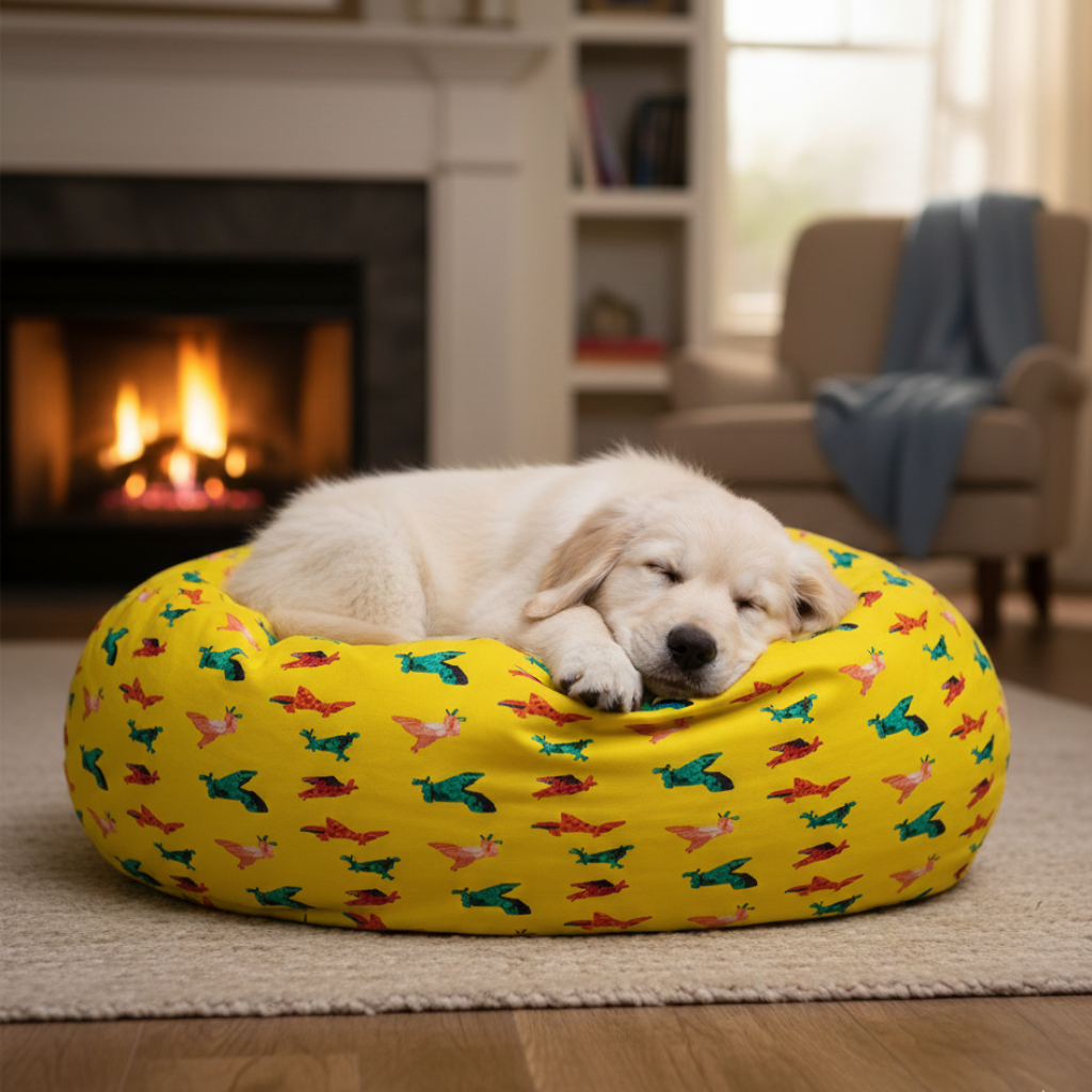Careaholic Sunshine Birdie Circular Cushion