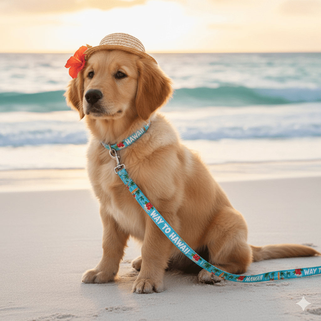 Careaholic Way to Hawiin Fabric Leash
